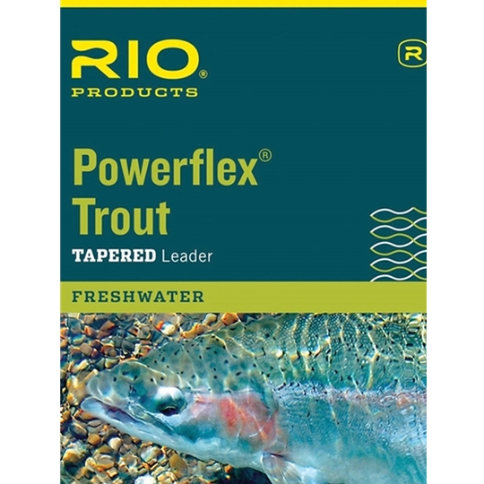 Rio Powerflex Trout 9' Tapered Leaders, 4X