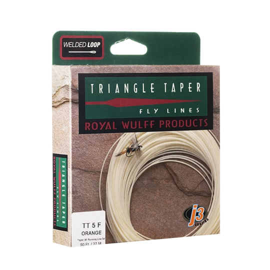 Royal Wulff Triangle Taper floating fly lines- orange
