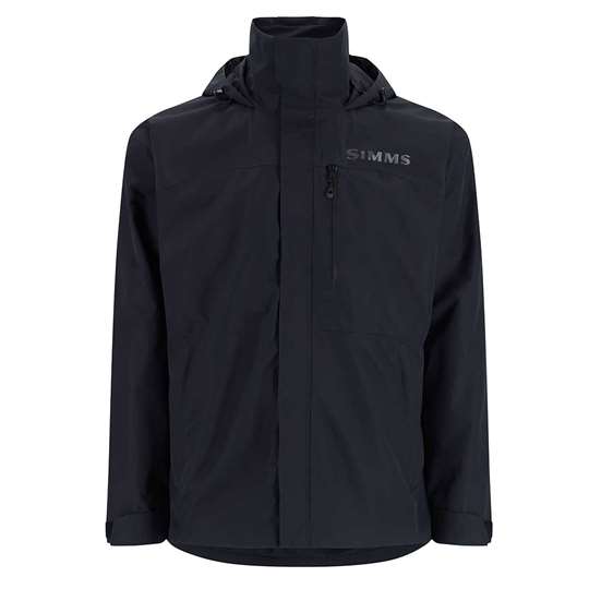 Simms Challenger Fishing Jacket in Black | Mad River Outfitters