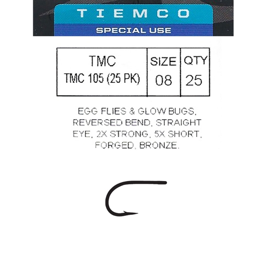 Tiemco 105 Fly Hooks