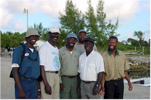 Great guide staff at the Andros Island Bonefish Club